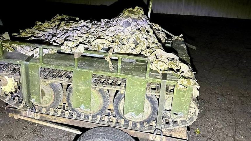 Наземний дрон-транспортер для механізованого батальйону 157 ОМБр ЗСУ